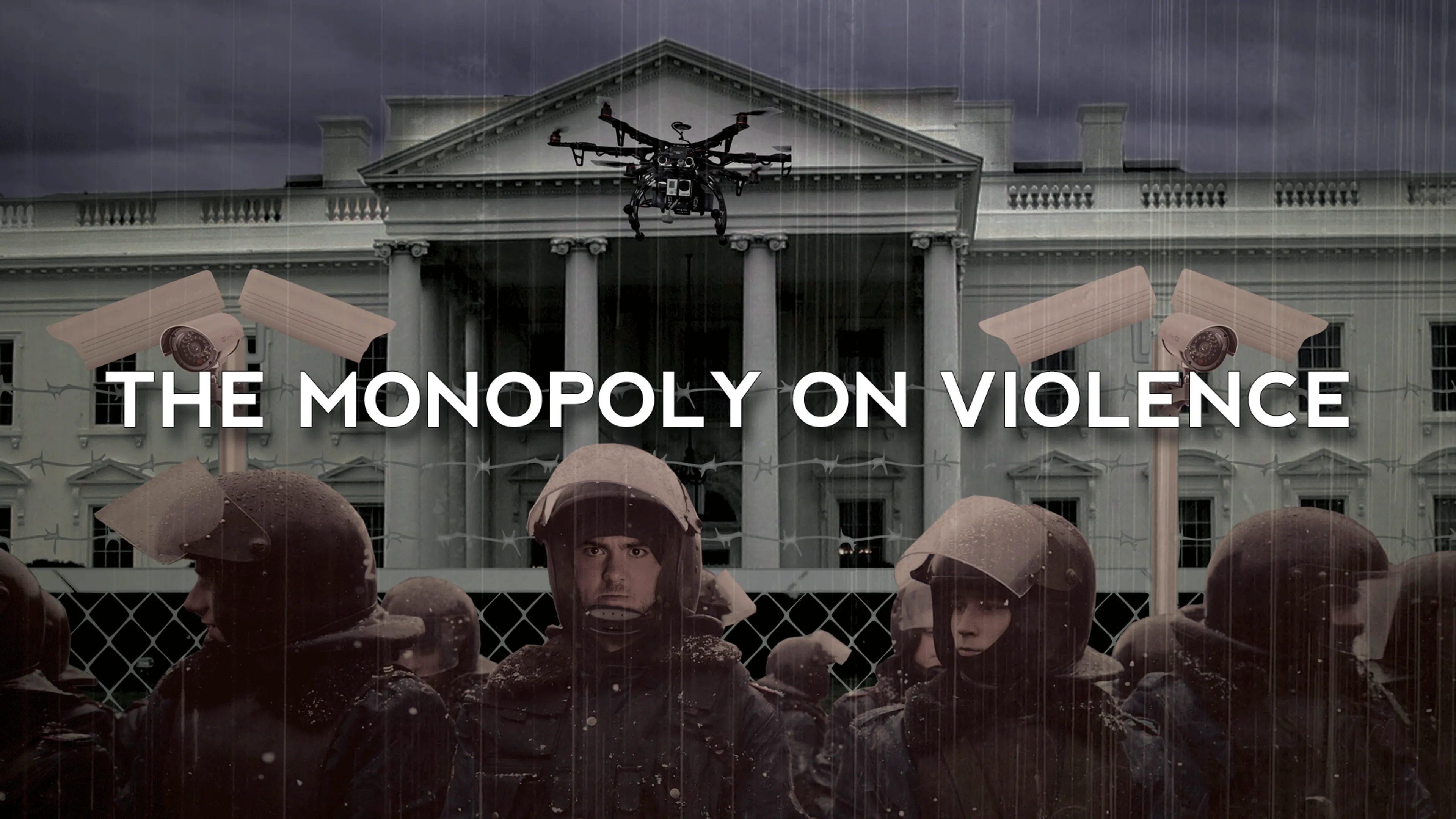 The Monopoly On Violence poster
